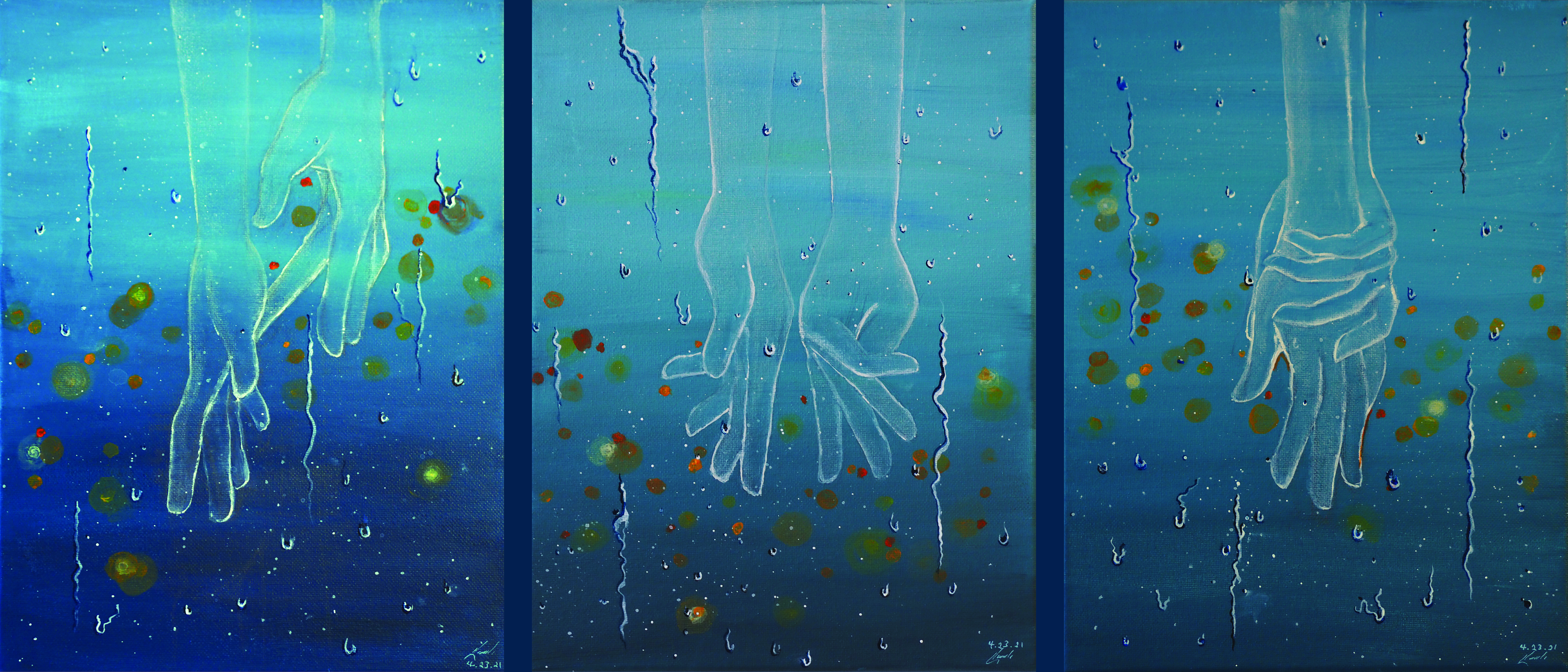 Painting Distant by Negar T